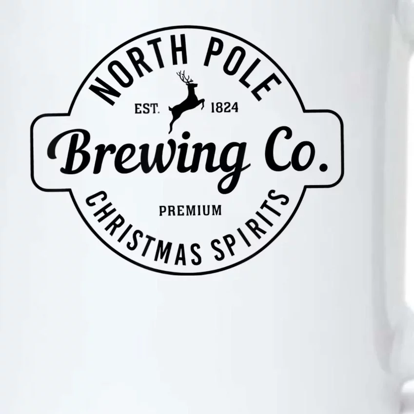 North Pole Brewing Co Christmas Santa North Pole Matching Black Color Changing Mug