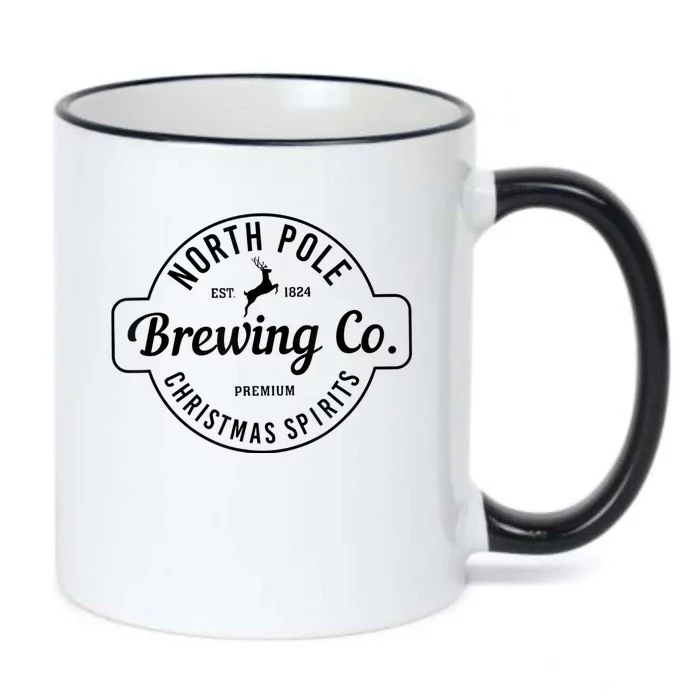 North Pole Brewing Co Christmas Santa North Pole Matching Black Color Changing Mug