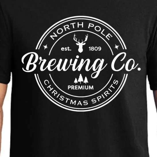 North Pole Brewing Co Christmas Santa North Pole Matching Pajama Set