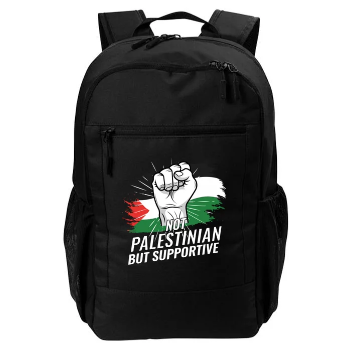 Not Palestinian But Supportive Palestine Flag Country Daily Commute Backpack