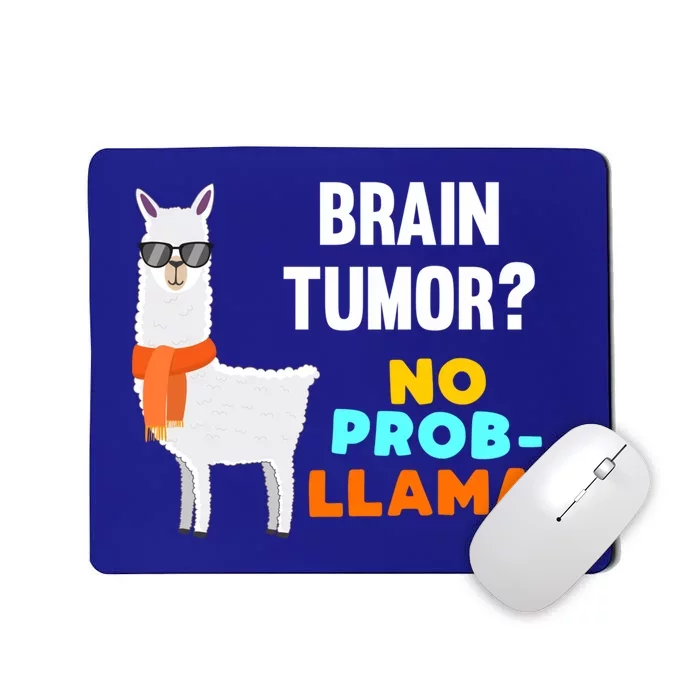 No Probgiftllama Brain Tumor Survivor Recovery Get Well Funny Gift Cool Gift Mousepad