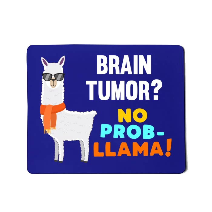 No Probgiftllama Brain Tumor Survivor Recovery Get Well Funny Gift Cool Gift Mousepad