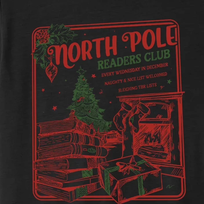 North Pole Book Club Santa ChromaSoft Performance T-Shirt