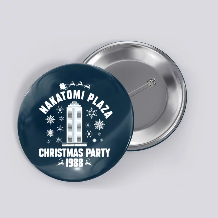 Nakatomi Plaza Christmas Party 1988 Button