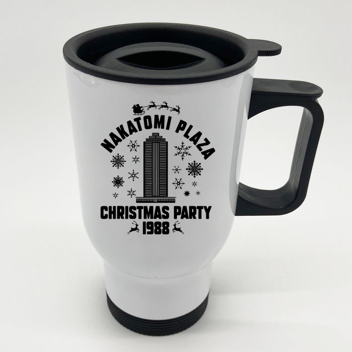 Nakatomi Plaza Christmas Party 1988 Front & Back Stainless Steel Travel Mug