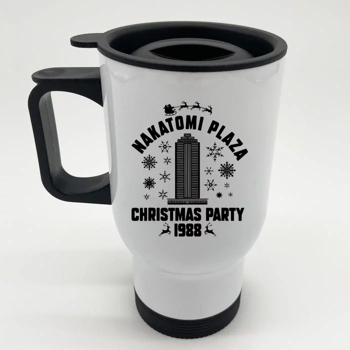 Nakatomi Plaza Christmas Party 1988 Front & Back Stainless Steel Travel Mug