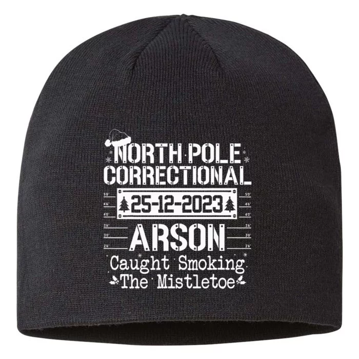 North Pole Correctional Arson Matching Family Christmas 8 1/2in Sustainable Knit Beanie