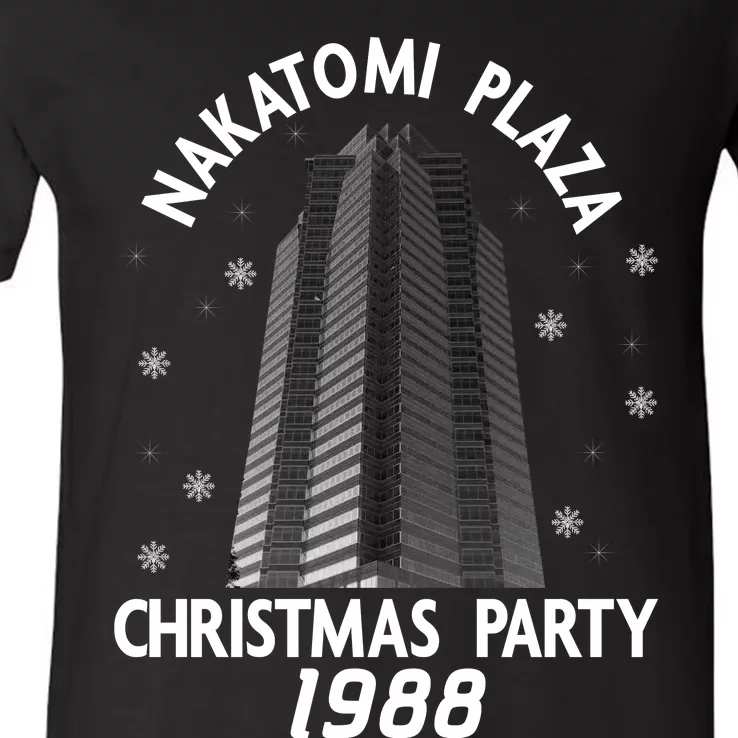 Nakatomi Plaza Christmas Party 1988 V-Neck T-Shirt