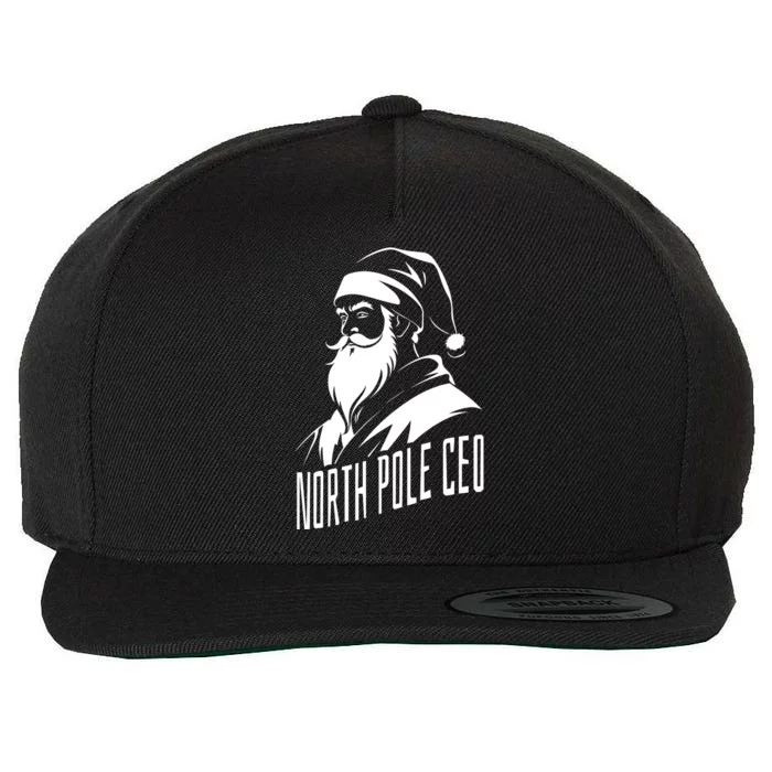 North Pole Ceo Wool Snapback Cap