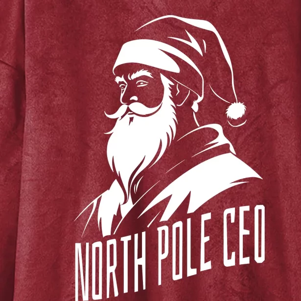 North Pole Ceo Hooded Wearable Blanket