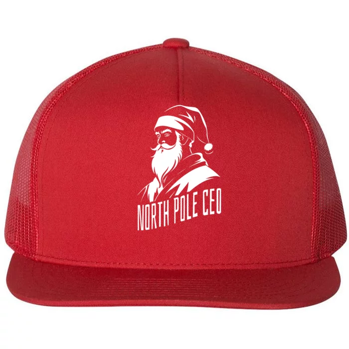 North Pole Ceo Flat Bill Trucker Hat