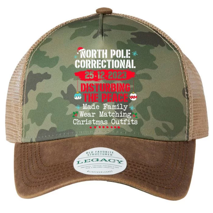 North Pole Correctional Disturbing Peace wear matching Legacy Tie Dye Trucker Hat