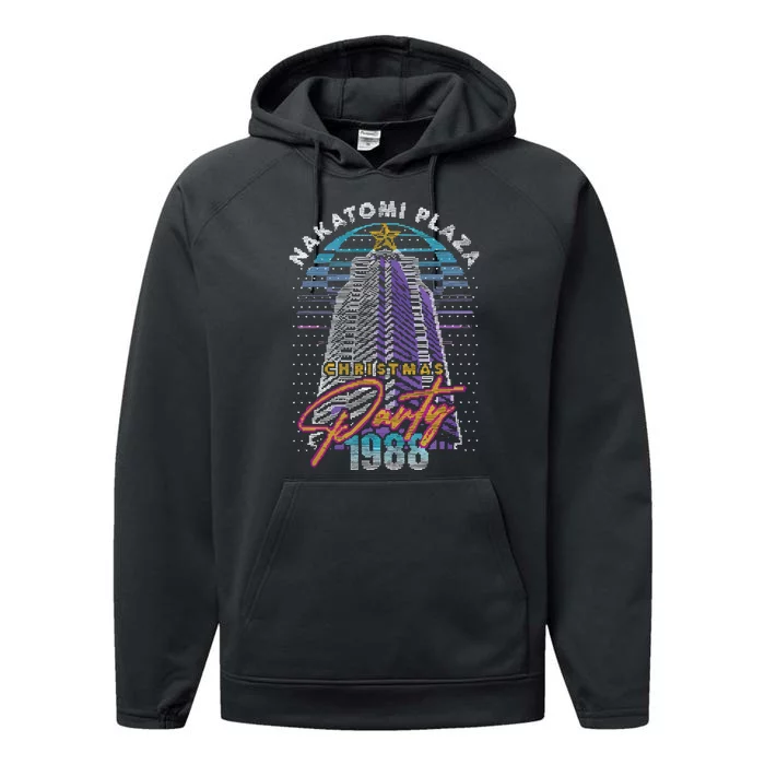 Nakatomi Plaza Christmas Plaza Party 1988 Performance Fleece Hoodie