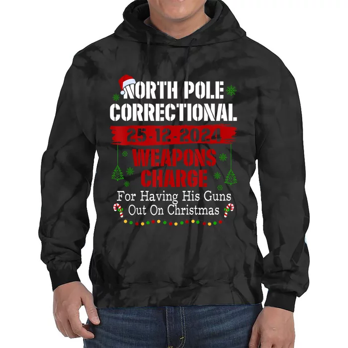 North Pole Correctional Weapons Charge For Having His Guns Tie Dye Hoodie