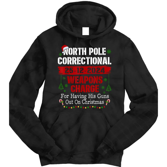 North Pole Correctional Weapons Charge For Having His Guns Tie Dye Hoodie