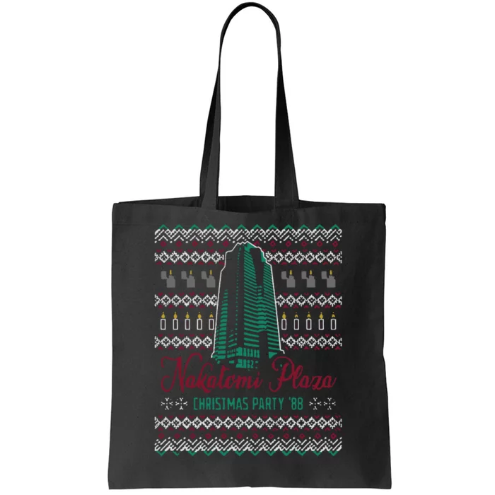 Nakatomi Plaza Christmas Party ’88 Christmas Sweater Tote Bag