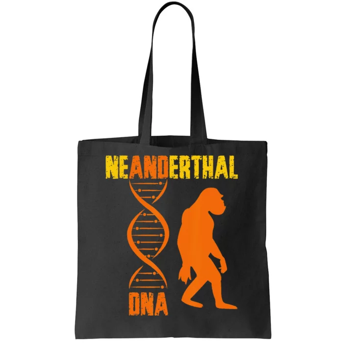 Neanderthal Primate Cave DNA Genetics Paleoanthropology Tote Bag