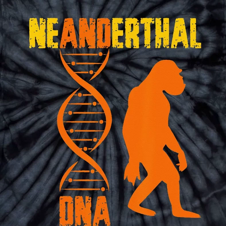 Neanderthal Primate Cave DNA Genetics Paleoanthropology Tie-Dye T-Shirt