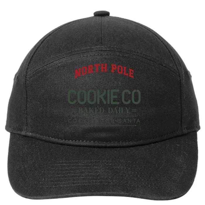 North Pole Cookie Co 7-Panel Snapback Hat