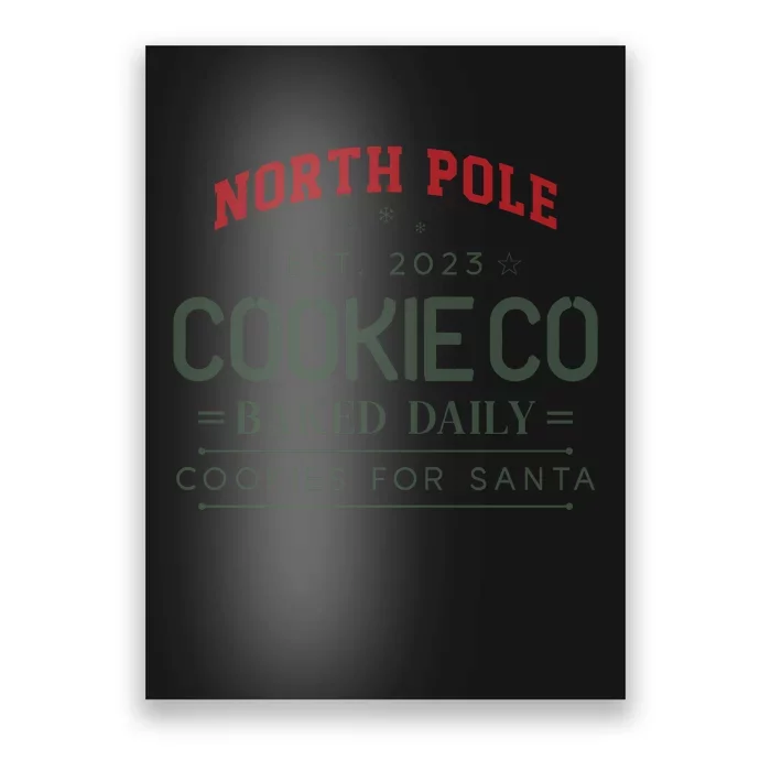 North Pole Cookie Co Poster