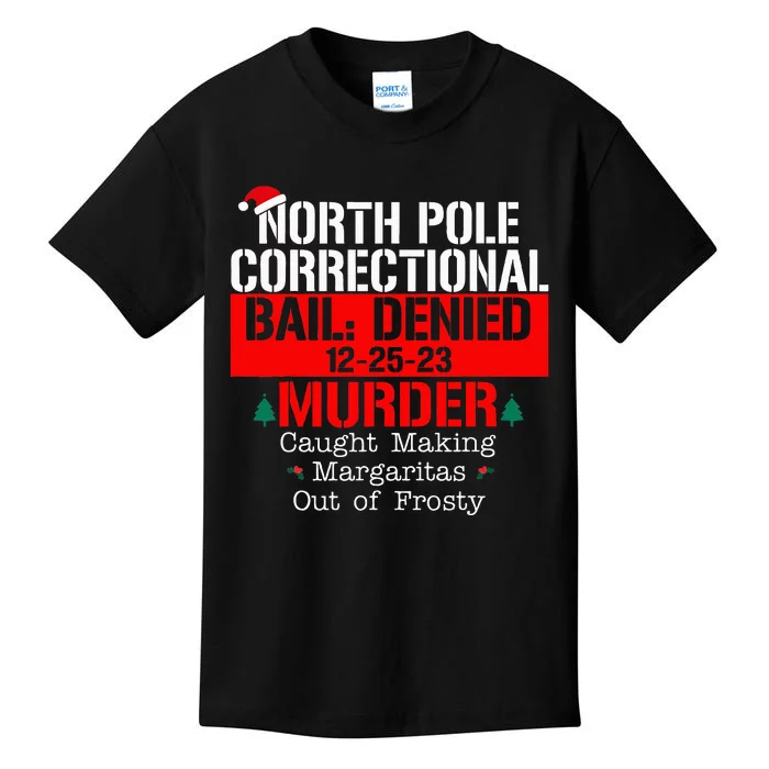 North Pole Correctional Bail Denied Murder Caught Making Kids T-Shirt