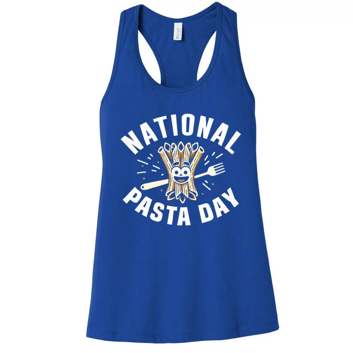 National Pasta Day Lovers Women's Racerback Tank