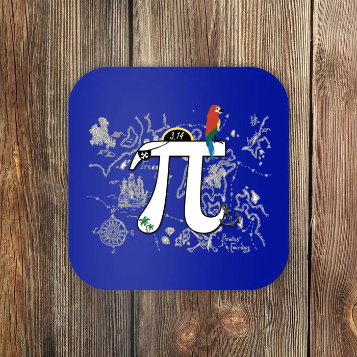 National Pi Day 3 14 Pi Symbol Math Science Gift Pi Bird Cool Gift Coaster