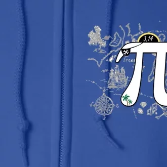 National Pi Day 3 14 Pi Symbol Math Science Gift Pi Bird Cool Gift Full Zip Hoodie