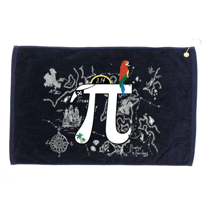 National Pi Day 3 14 Pi Symbol Math Science Gift Pi Bird Cool Gift Grommeted Golf Towel