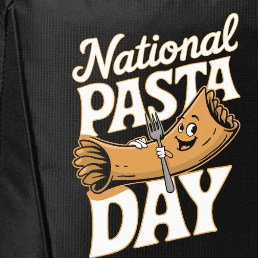 National Pasta Day Lovers Design For Foodies Food Lover City Backpack