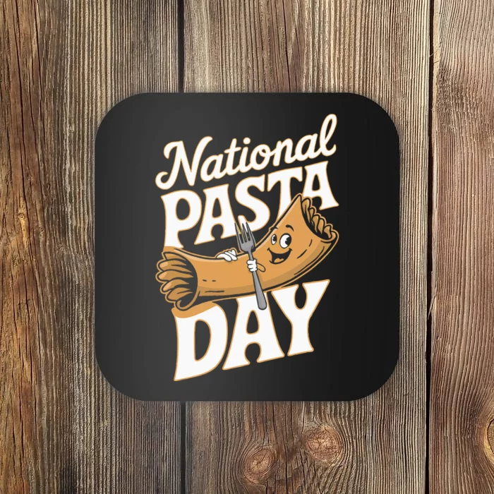 National Pasta Day Lovers Design For Foodies Food Lover Coaster