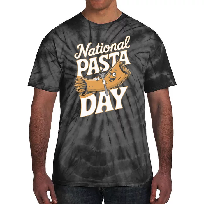 National Pasta Day Lovers Design For Foodies Food Lover Tie-Dye T-Shirt