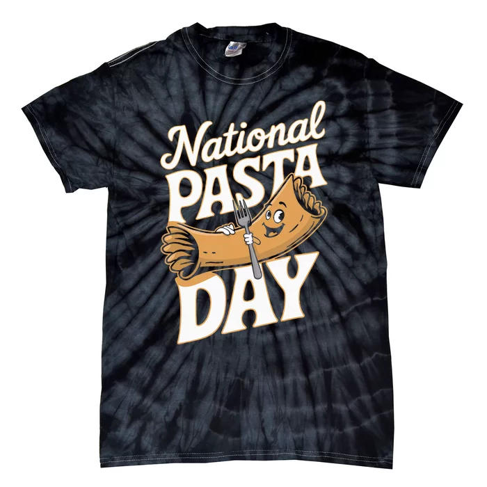 National Pasta Day Lovers Design For Foodies Food Lover Tie-Dye T-Shirt