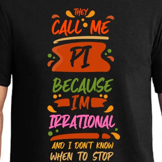 National Pi Day Irrational Math Teacher Symbol Geek Science Gift Pajama Set