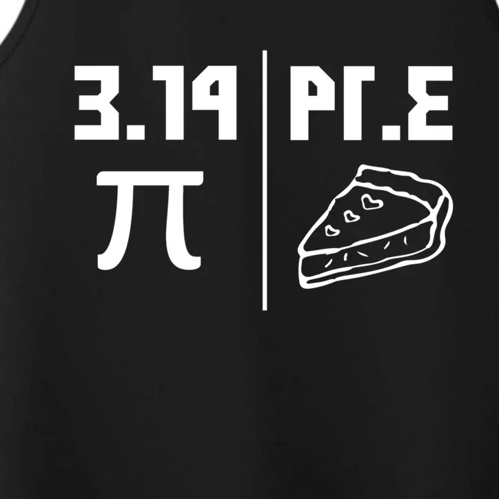 National Pi Day Cute Gift Math Teacher Pie Equals Pie Gift Performance Tank