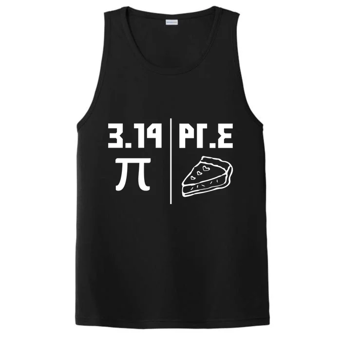 National Pi Day Cute Gift Math Teacher Pie Equals Pie Gift Performance Tank