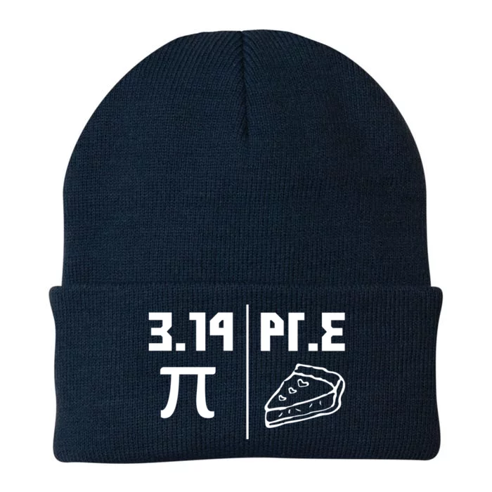 National Pi Day Cute Gift Math Teacher Pie Equals Pie Gift Knit Cap Winter Beanie