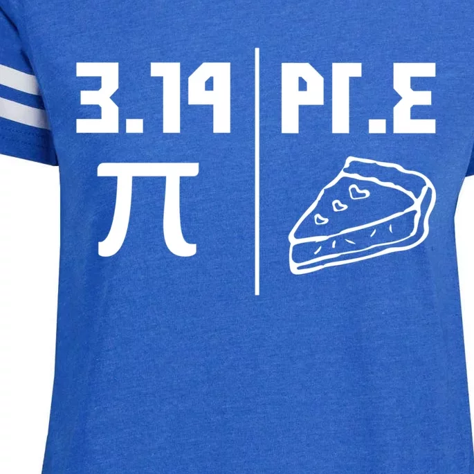 National Pi Day Cute Gift Math Teacher Pie Equals Pie Gift Enza Ladies Jersey Football T-Shirt