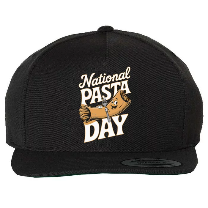 National Pasta Day Lovers Wool Snapback Cap