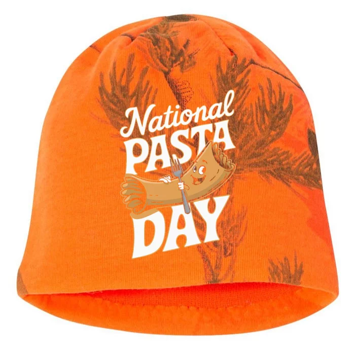 National Pasta Day Lovers Kati - Camo Knit Beanie