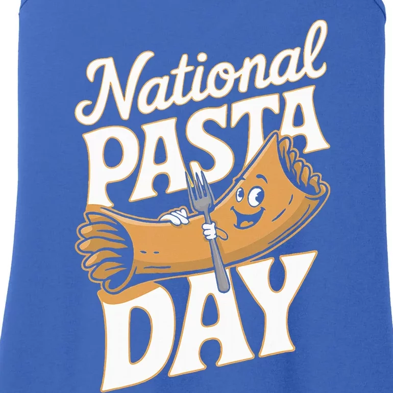 National Pasta Day Lovers Ladies Essential Tank