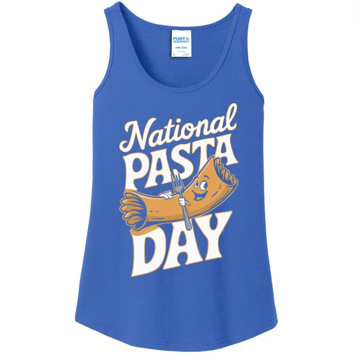 National Pasta Day Lovers Ladies Essential Tank