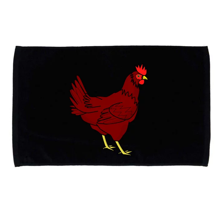 National Poultry Day Chiken Train Your Chickens Gift Microfiber Hand Towel