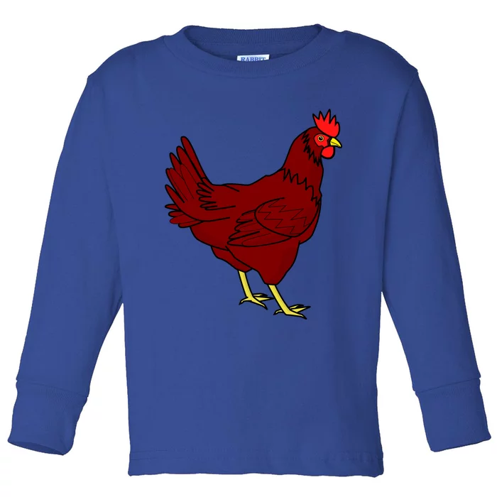 National Poultry Day Chiken Train Your Chickens Gift Toddler Long Sleeve Shirt