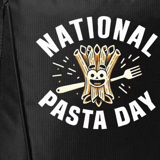 National Pasta Day Lovers Design For Foodies Funny Pasta City Backpack