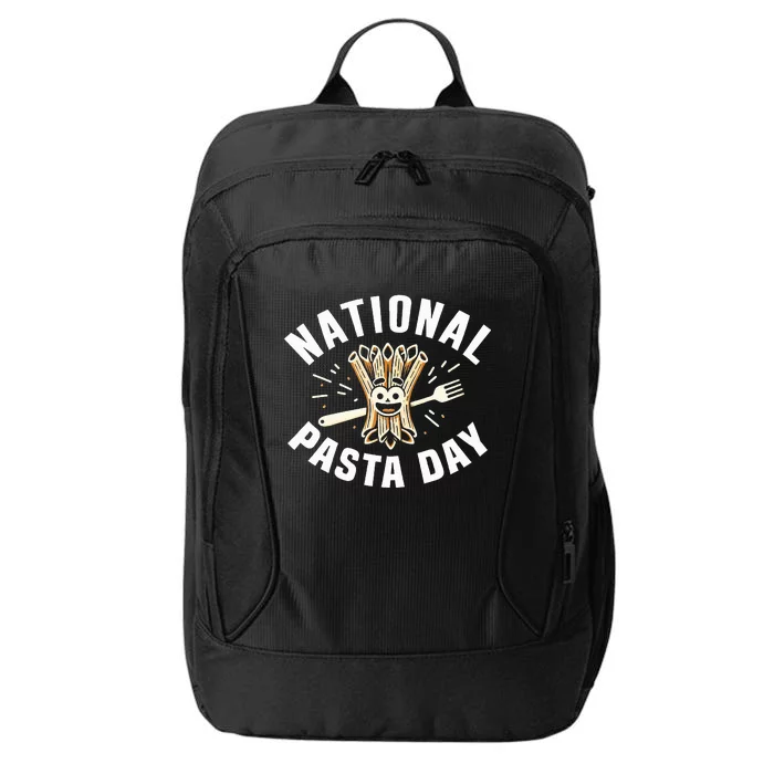 National Pasta Day Lovers Design For Foodies Funny Pasta City Backpack