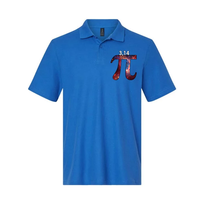 National Pi Day 3 14 Pi Symbol Math Science Gift Pi Space Gift Softstyle Adult Sport Polo