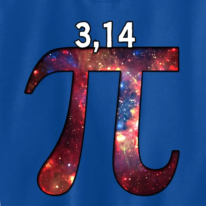 National Pi Day 3 14 Pi Symbol Math Science Gift Pi Space Gift Kids Sweatshirt