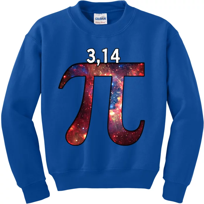 National Pi Day 3 14 Pi Symbol Math Science Gift Pi Space Gift Kids Sweatshirt