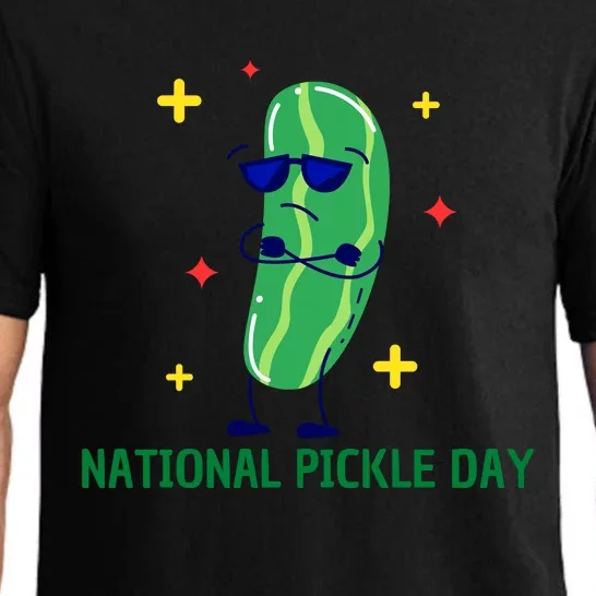 National Pickle Day Funny Pajama Set